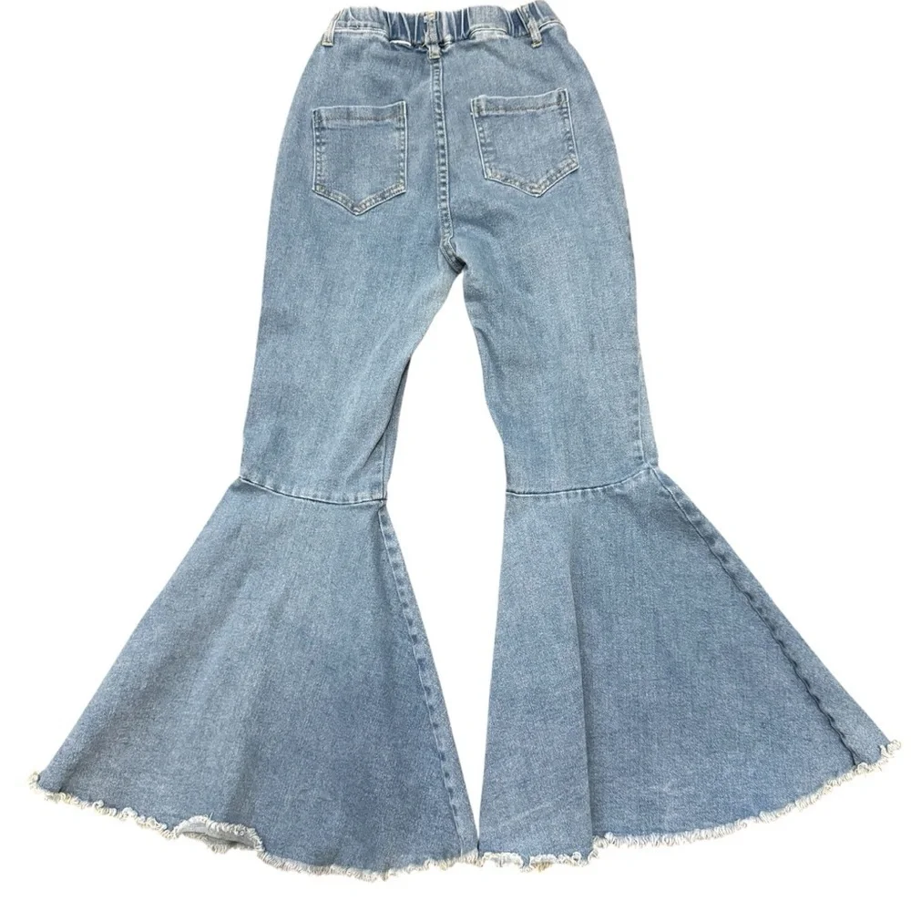 🧨 5/$25 Kids Flared Hippie Denim Jeans